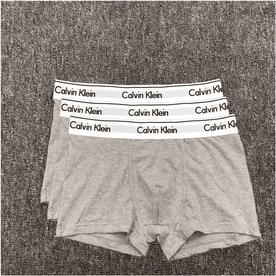 Calvin Klein Boxer Briefs 3-Pack — CC-灰色新款-3条