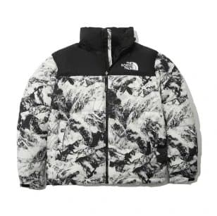 The North Face Nuptse Jacket Mountain Print