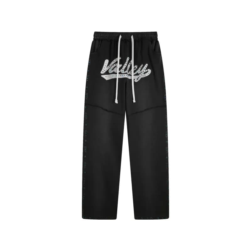 Gallery Dept. Track Pants Valley Script — V590-黑色