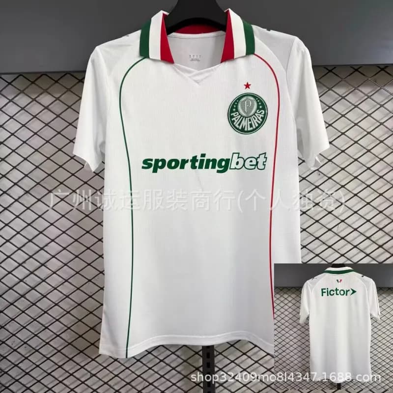 Off-White Palmeiras Home Jersey Sportingbet Sponsor