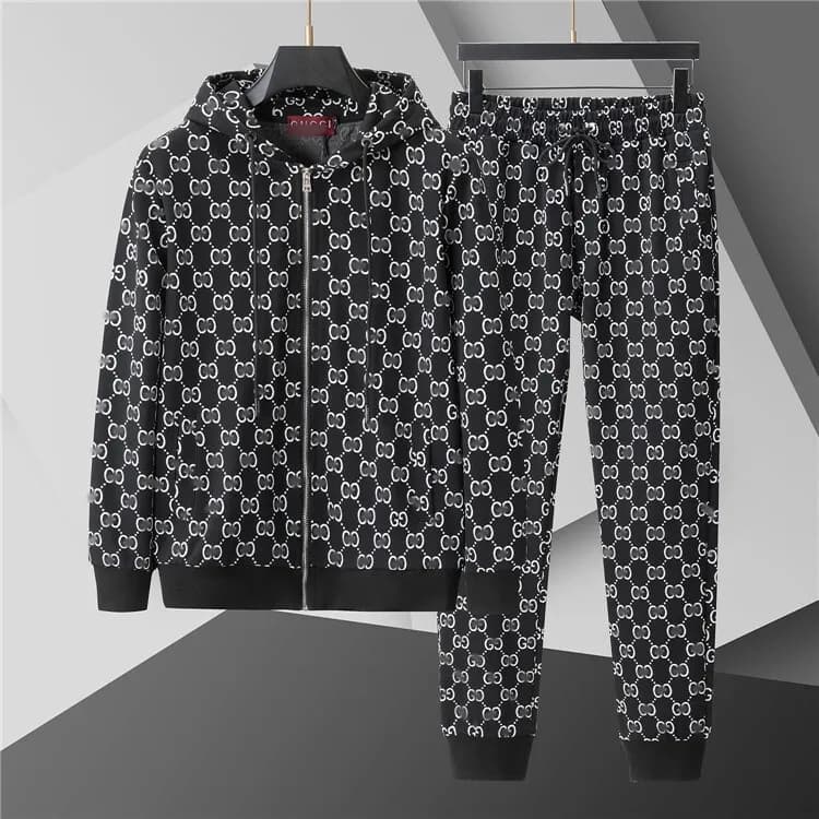 Gucci GG Logo Tracksuit Monogram Print