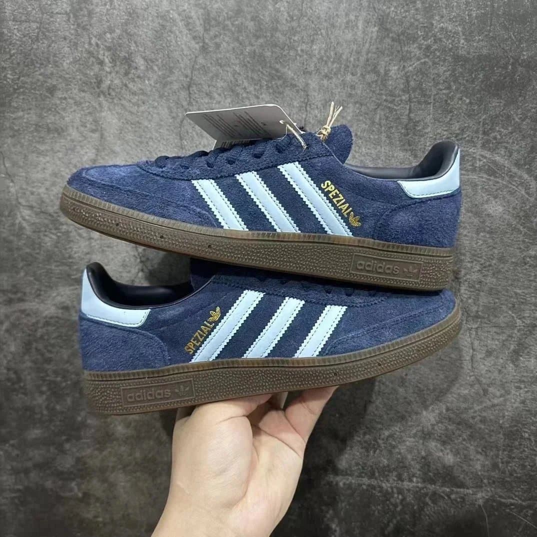 Adidas Samba TOP/S2 Version — TOP版本 · 阿迪 桑巴 蓝棕 BD7633