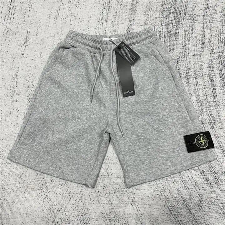 Stone Island Track Shorts Heather Grey