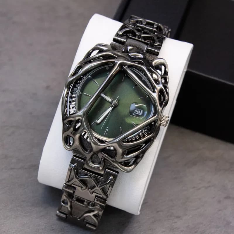 Richard Mille RM 011 Skeletonized Case — 黑带暗夜绿（刻度）
