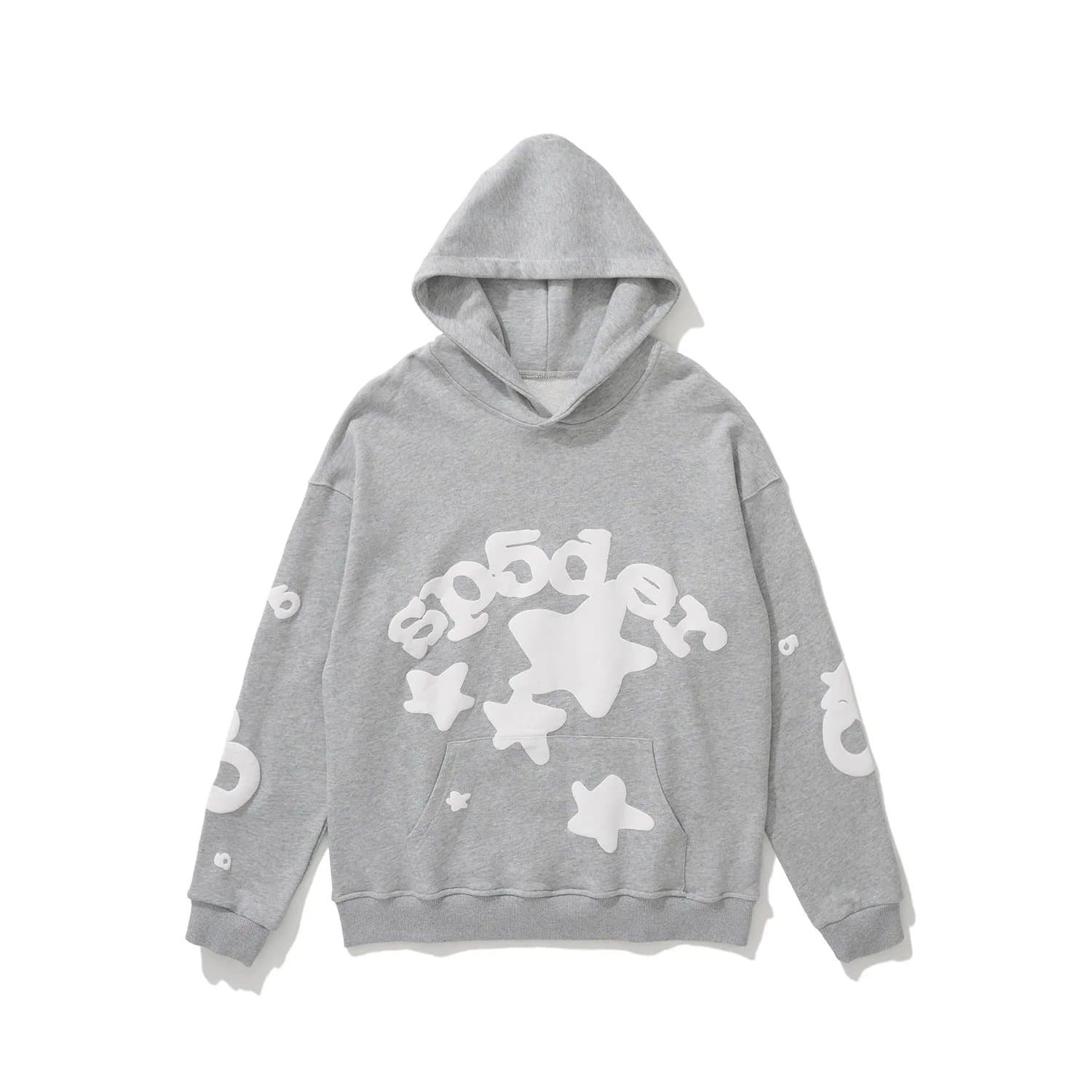 Sp5der Hooded Sweatshirt Star Logo Appliqué