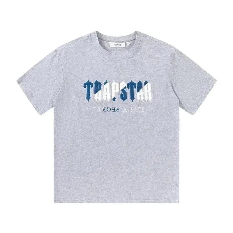 Trapstar Logo Shorts White — 8829灰t