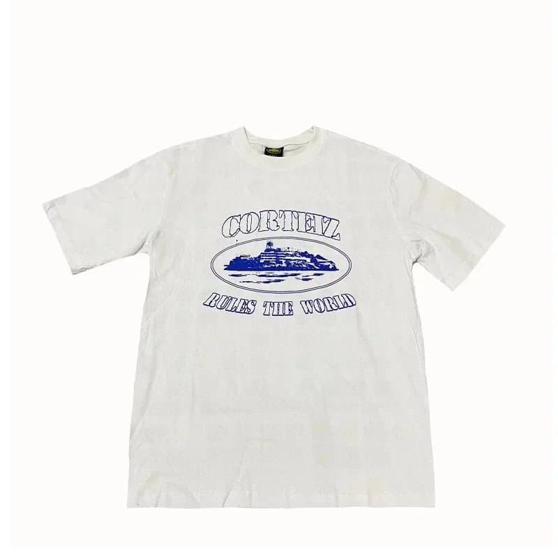 Logo Tee Corteiz Script — 08白色