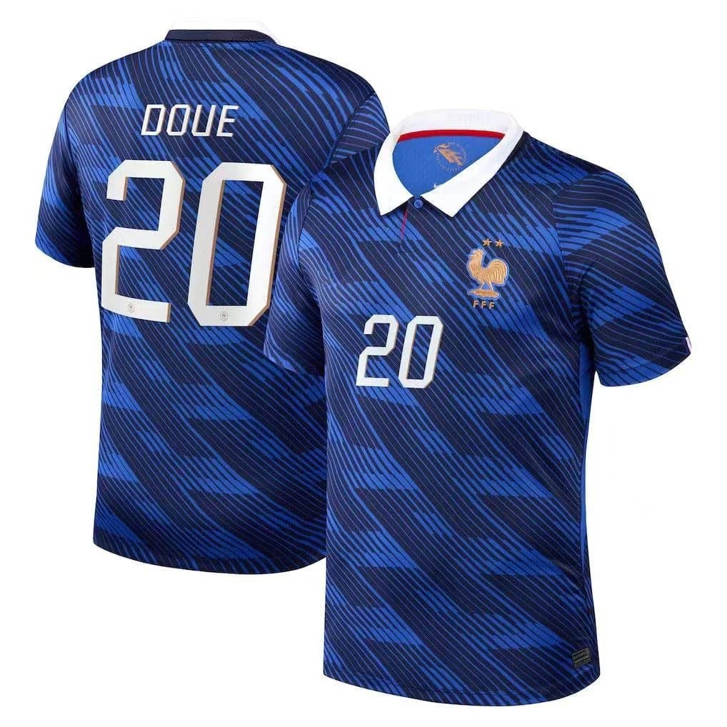 Adidas Argentina Away Jersey Baroque Print — 2026法国主场20号杜埃