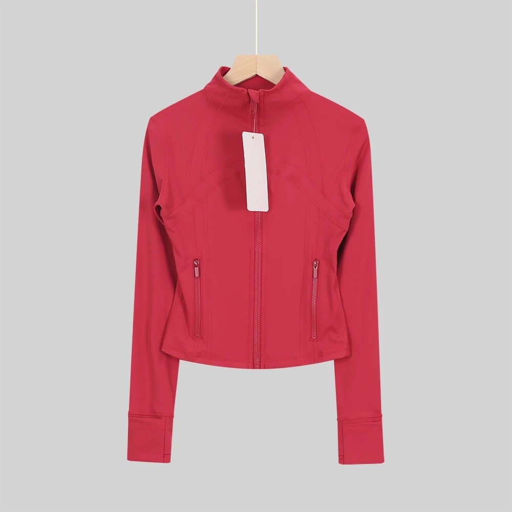 Lululemon Define Jacket High-Neck Zip-Up — 中国红