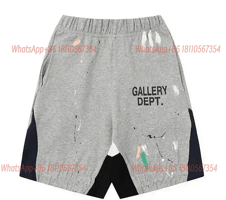 Paint Splatter Shorts Gallery Dept. Logo