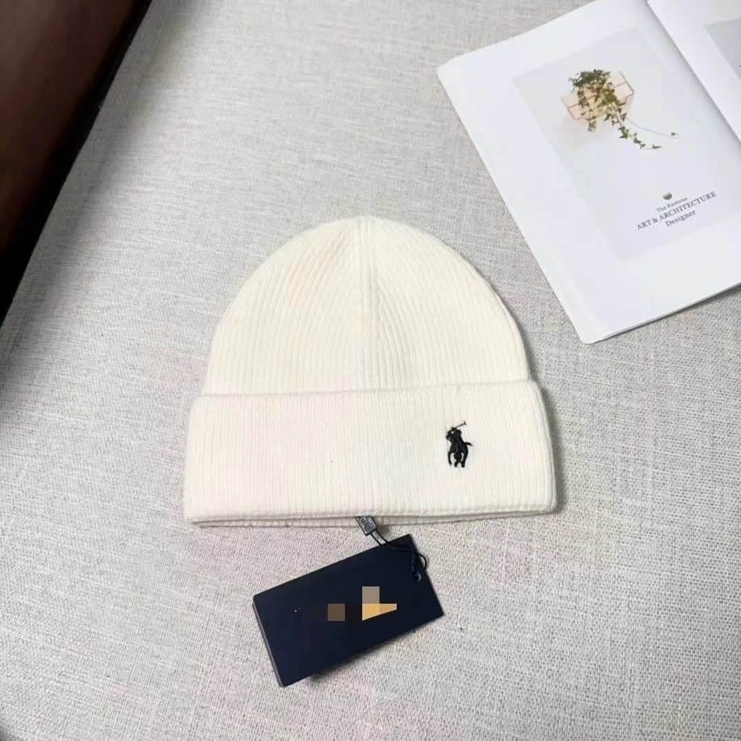 Polo Ralph Lauren Polo Beanie Jumpman Logo Patch — 35