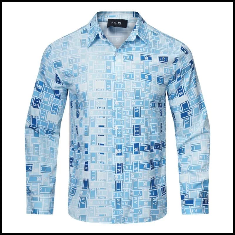 Logo Print Shirt All-Over AMIRI Logo