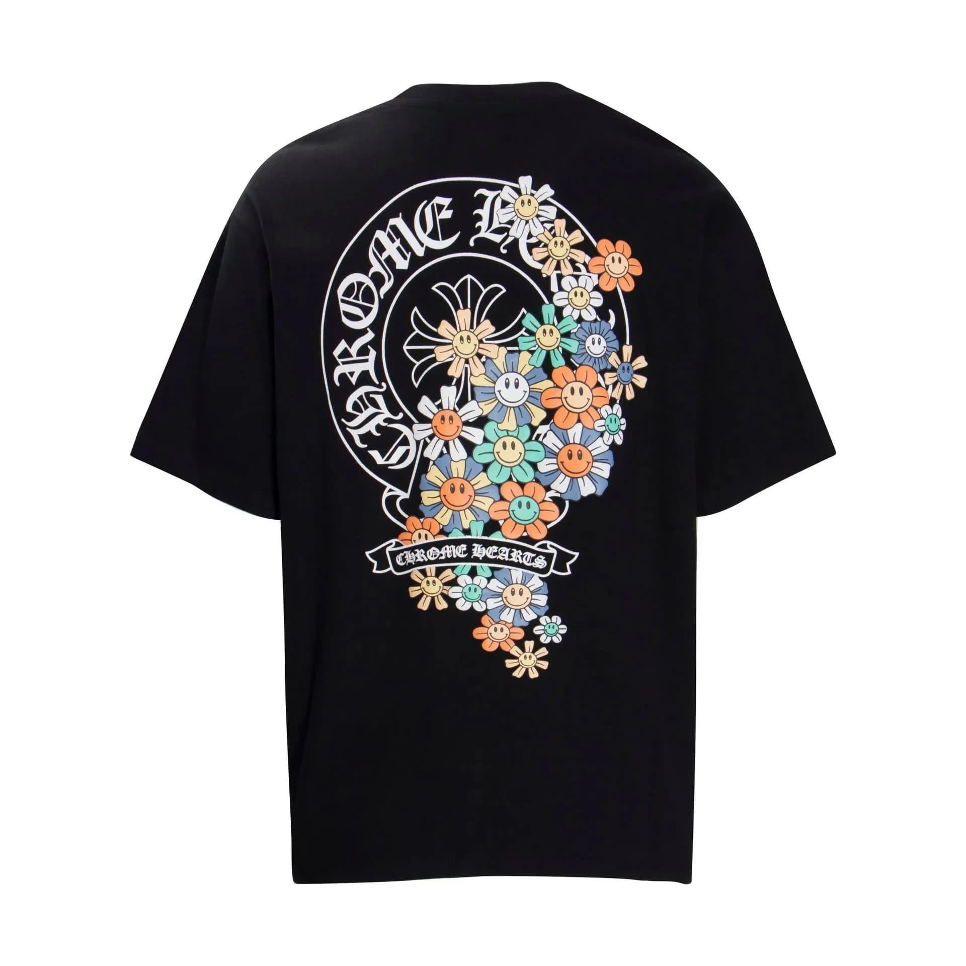 Chrome Hearts Graphic Tee Cross Print — 6004黑