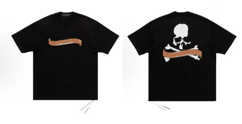 Philipp Plein Skull Banner Tee Skull and Crossbones