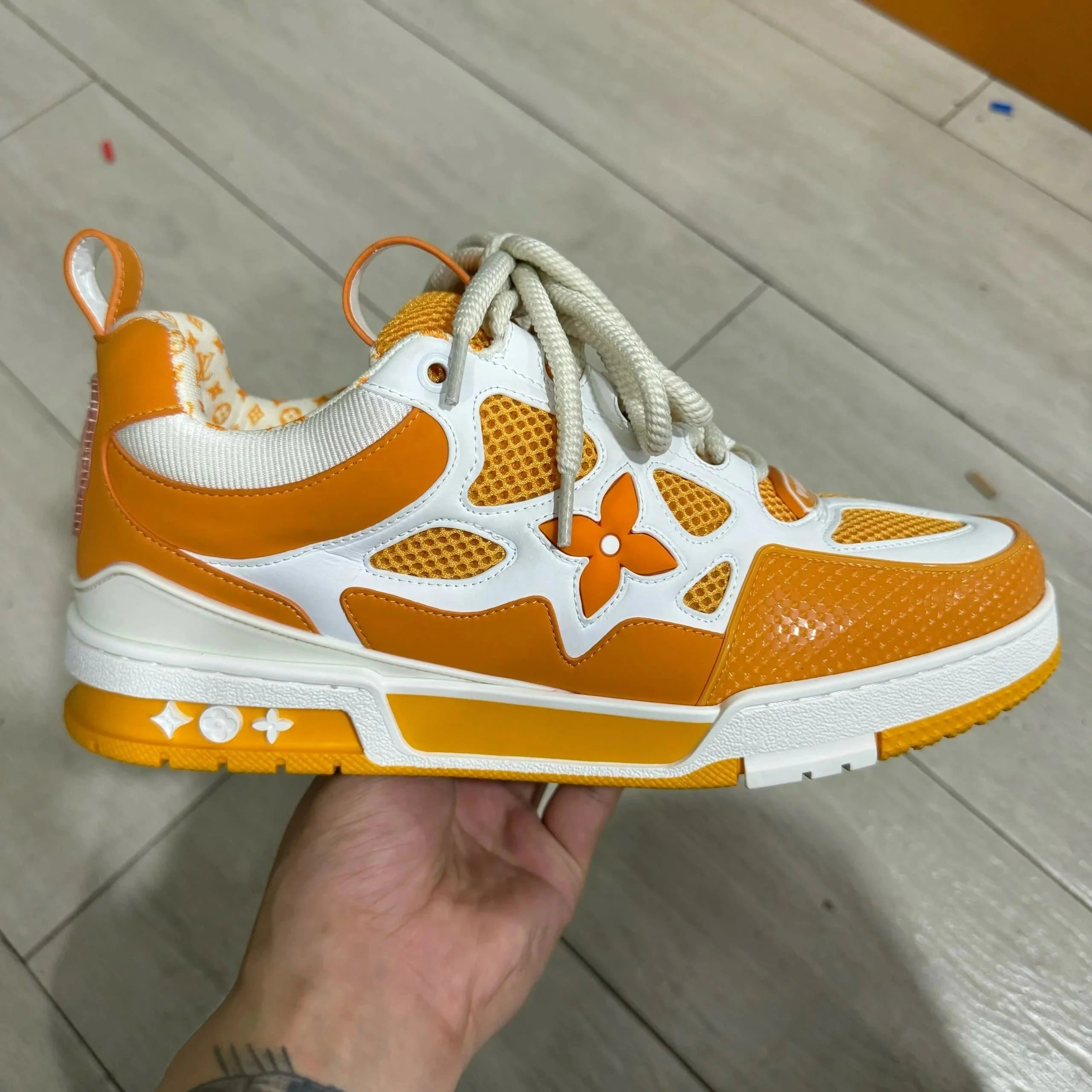 Louis Vuitton LV Trainer Monogram Flower — LV溜冰鞋白橙