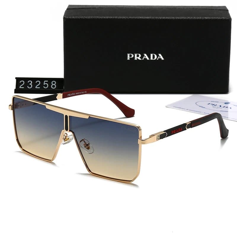Prada Sunglasses Rectangular Acetate — 礼盒装 · 23258-F