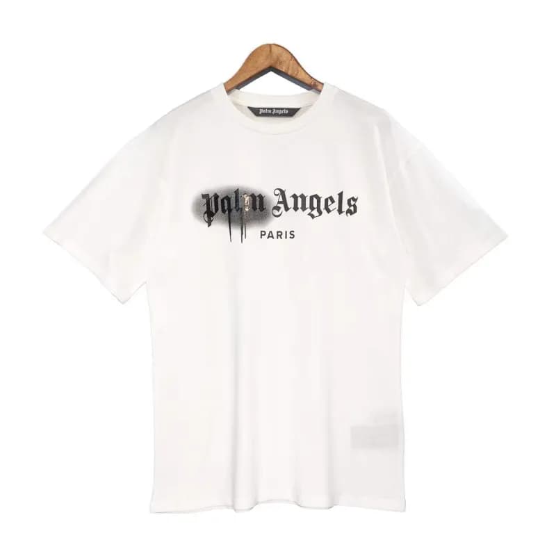 Palm Angels Logo Tee Gothic Print