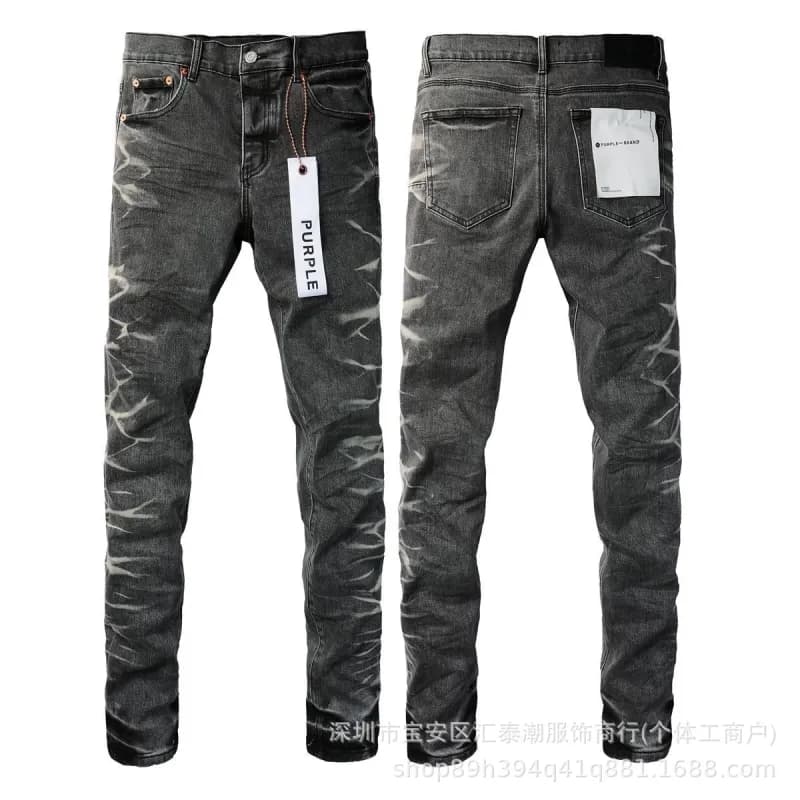 Slim Fit Jeans Acid Wash Distressed