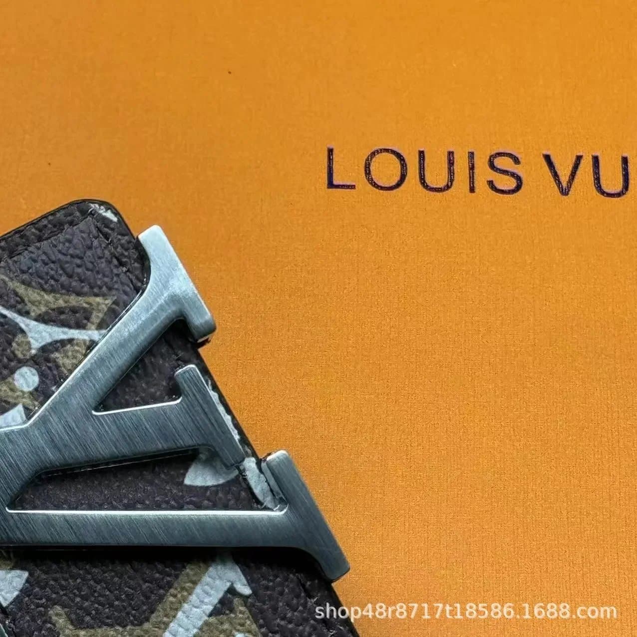 Louis Vuitton LV Belt Monogram Eclipse — 重影咖花 银扣