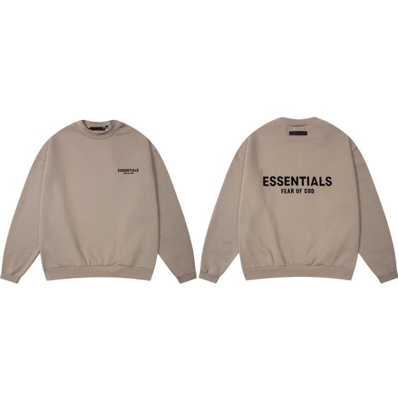 Fear of God Essentials Jogger Essentials Logo — Y1845 漠金棕加绒