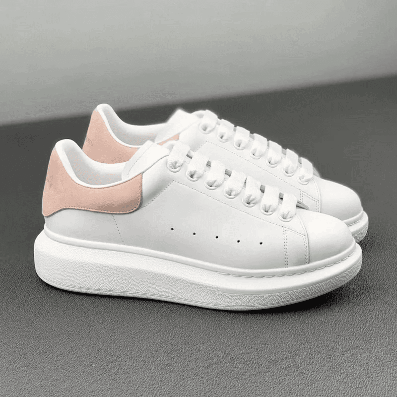 Alexander McQueen Sneaker Oversized Sole — 莆田** · 麦昆淡粉白