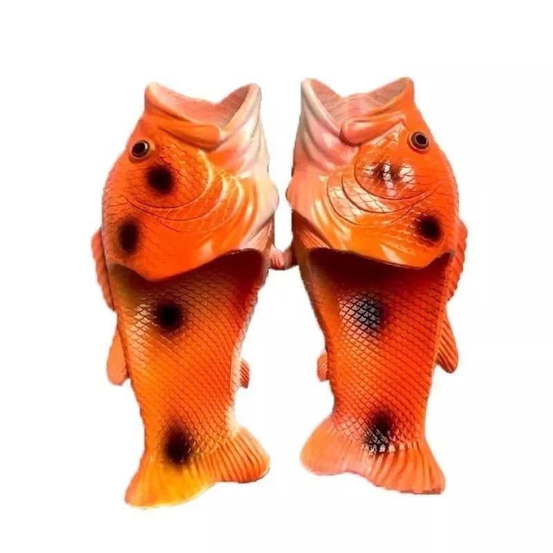 Crocs Fish Slides Koi Fish Design
