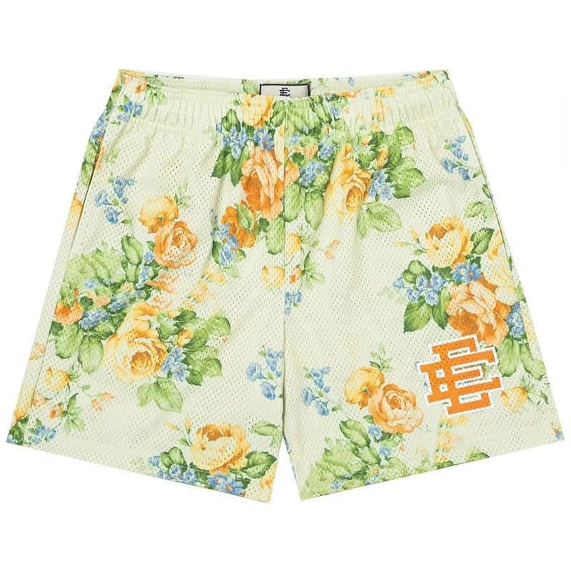 Fear of God Essentials Mesh Shorts Bone Logo — OHDK02-1