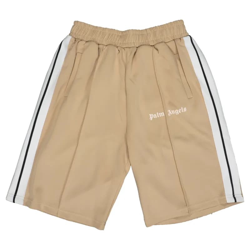 Amiri Logo Shorts Vinyl Print — 4506 apricot