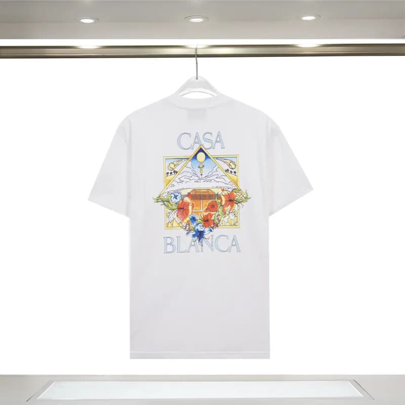 Aimé Leon Dore Casablanca Graphic Tee Casablanca Jet Print — 961 white
