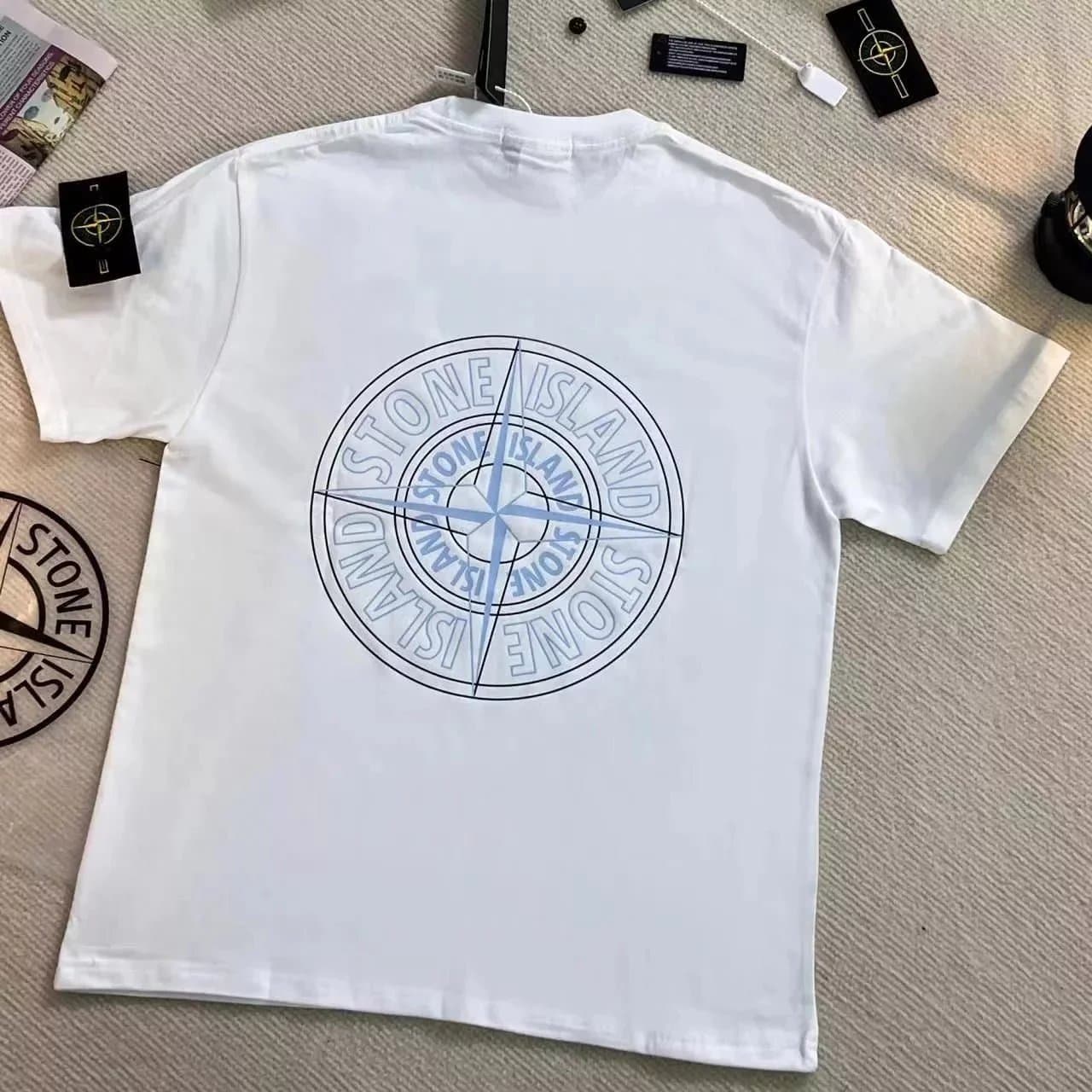 Stone Island T-Shirt Compass Logo Patch — 9