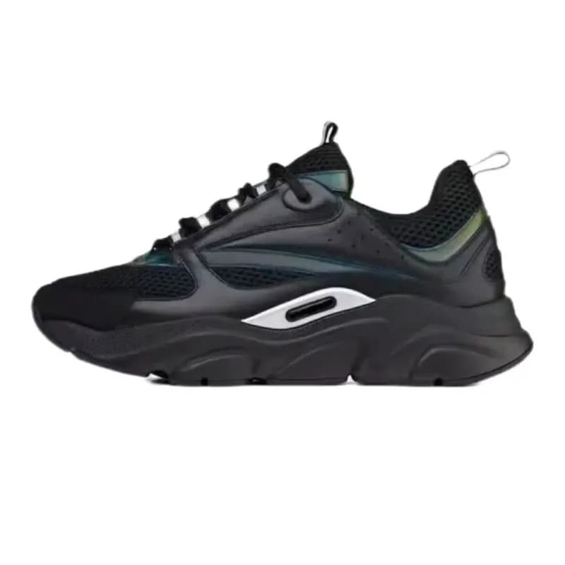 Dior Running Sneaker Grey White Mesh — 步捷B22黑渐变礼盒
