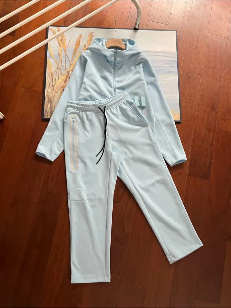 Nike Tech Fleece Hoodie and Joggers Light Blue