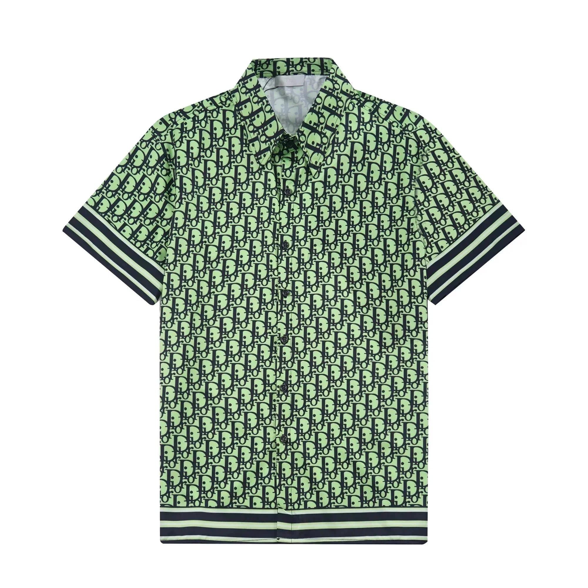 Dior Oblique Print Set Green Monogram — 20