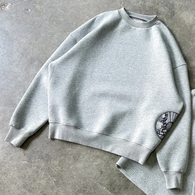 Fear of God Relaxed Fit Sweatpants Black — 浅灰色圆领-光盘