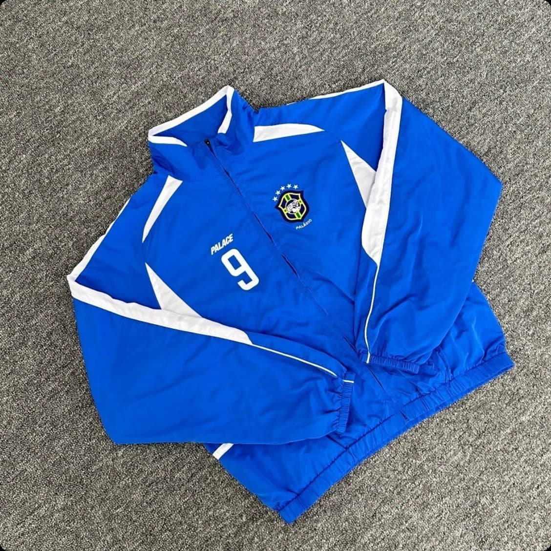 Palace Track Jacket Brazil Football