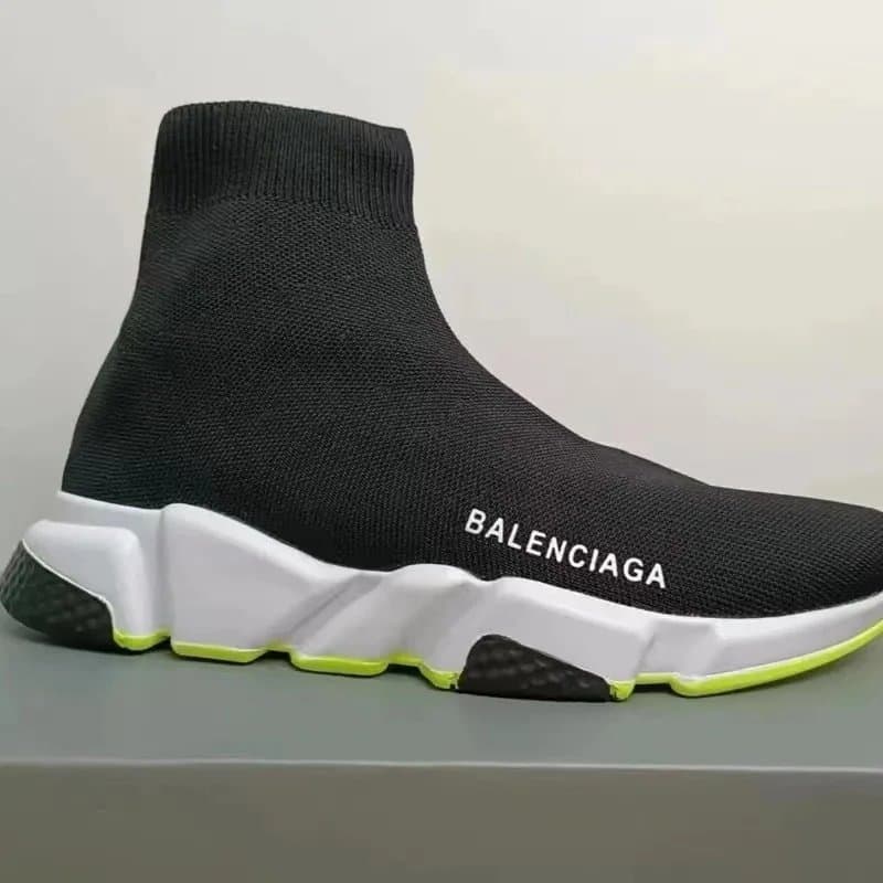 Balenciaga Speed Trainer Black Lime — 28