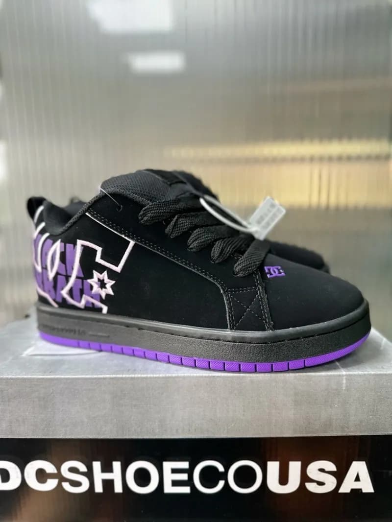 DC Shoes Pure Black Purple