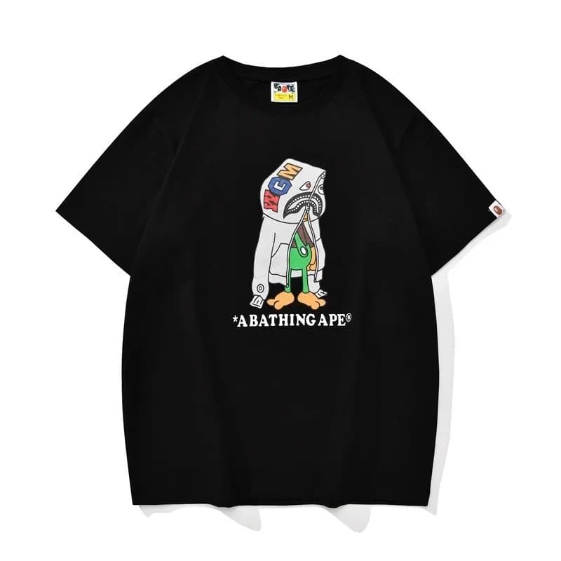BAPE Graphic T-Shirt Shark Hoodie Print
