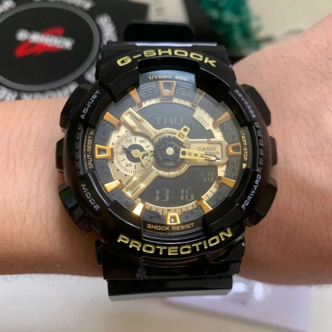 Casio G-Shock GA-110 White Blue Red — 18