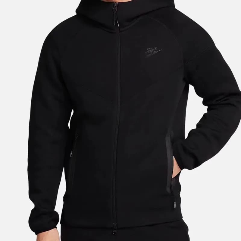 Nike Tech Fleece Full-Zip Hoodie All Black