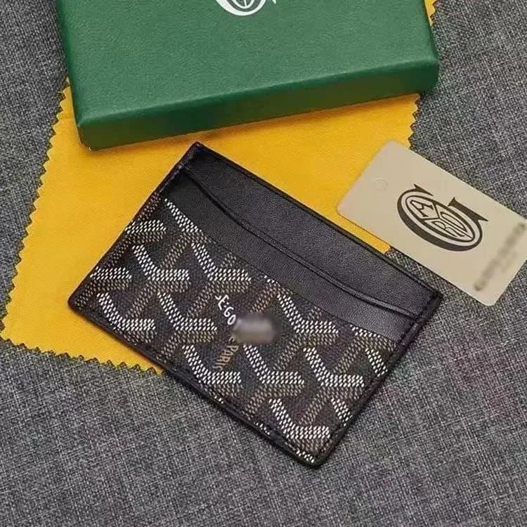 Goyard Card Holder Chevron Pattern — DD050185011