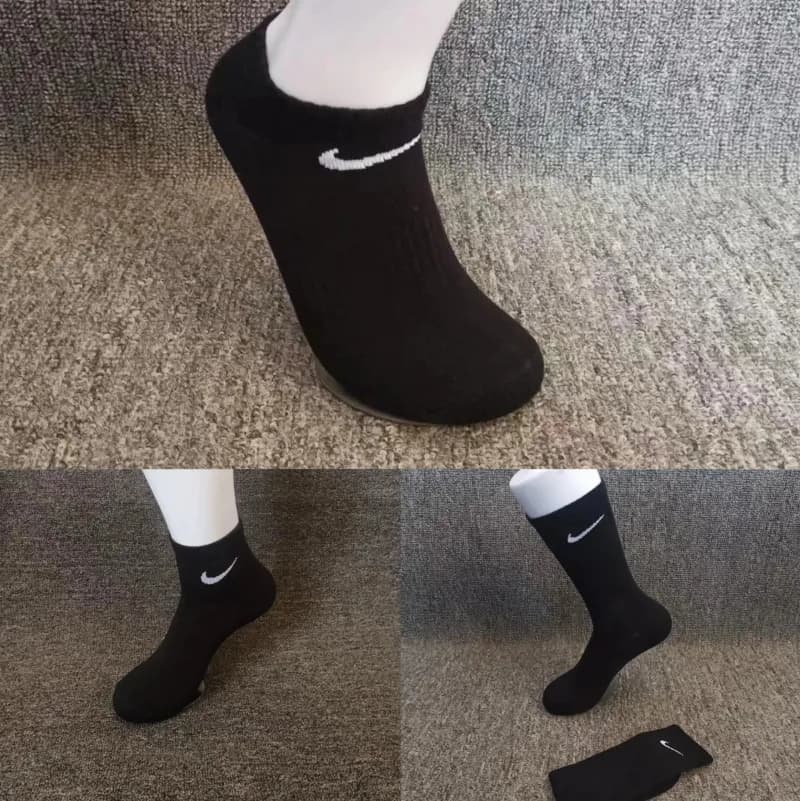 Nike Everyday Plus Lightweight Crew Crew Socks — 黑色