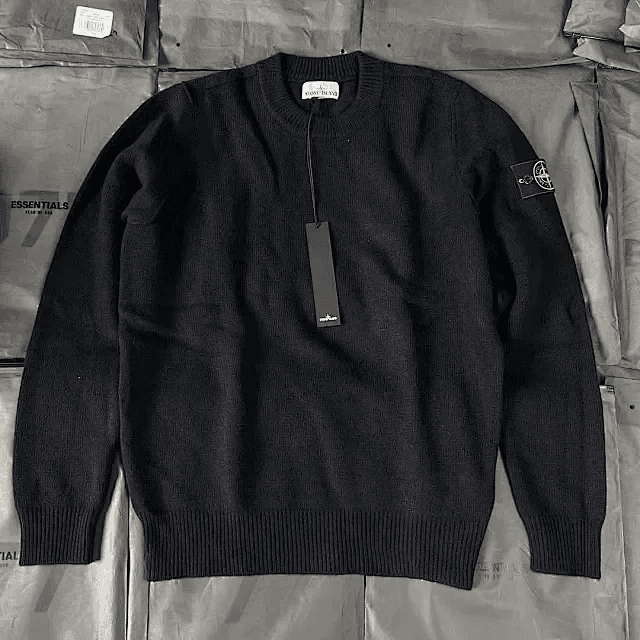 Stone Island Crewneck Sweater Compass Patch