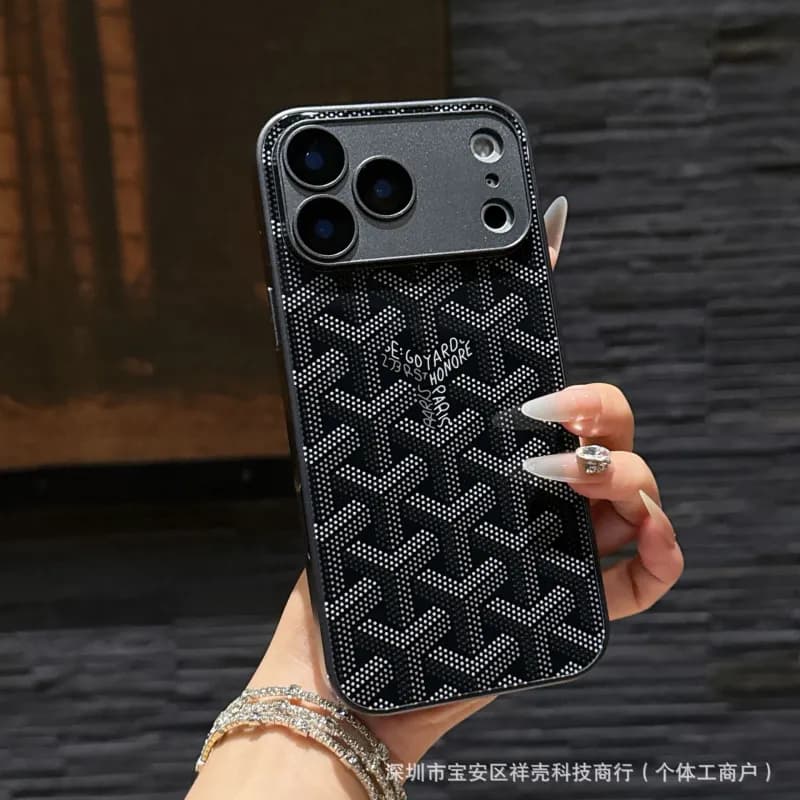 Goyard Phone Case Goyardine Monogram