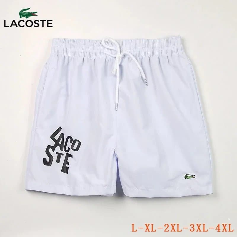 Lacoste Drawstring Shorts Outline Croc Print — 36