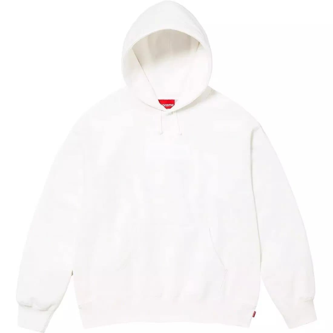 Supreme Box Logo Hooded Sweatshirt White