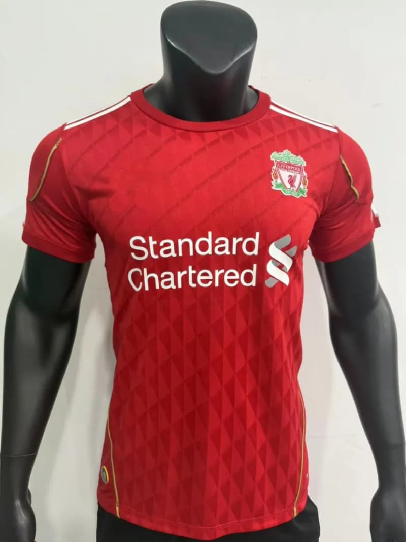 Nike Liverpool FC Home Jersey Standard Chartered Sponsor