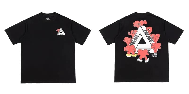 Palace Graphic Tee Multi-Character Print — 黑色3985