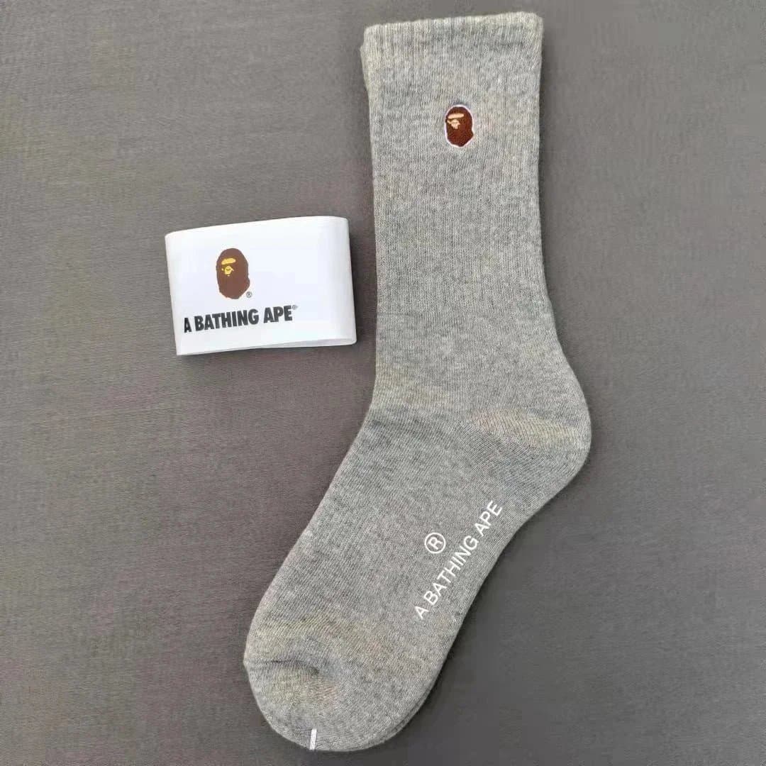 BAPE Crew Sock Ape Head Logo