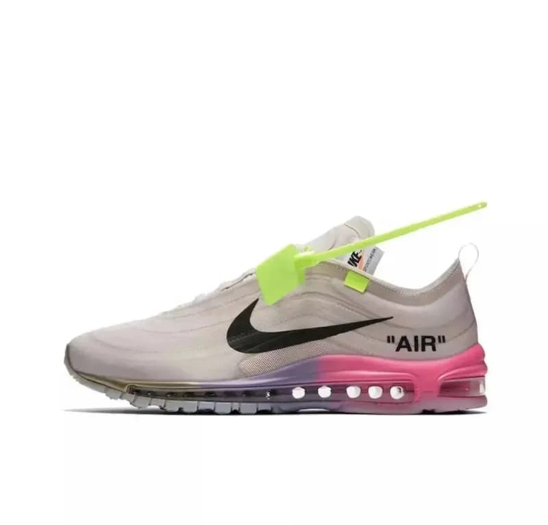 Nike Air Max 1 Fragment Design — OWF版 OW MAX97 彩虹AJ4585-600